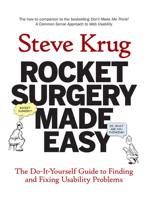 cover image of Rocket Surgery Made Easy